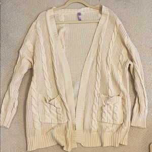 Cream cardigan